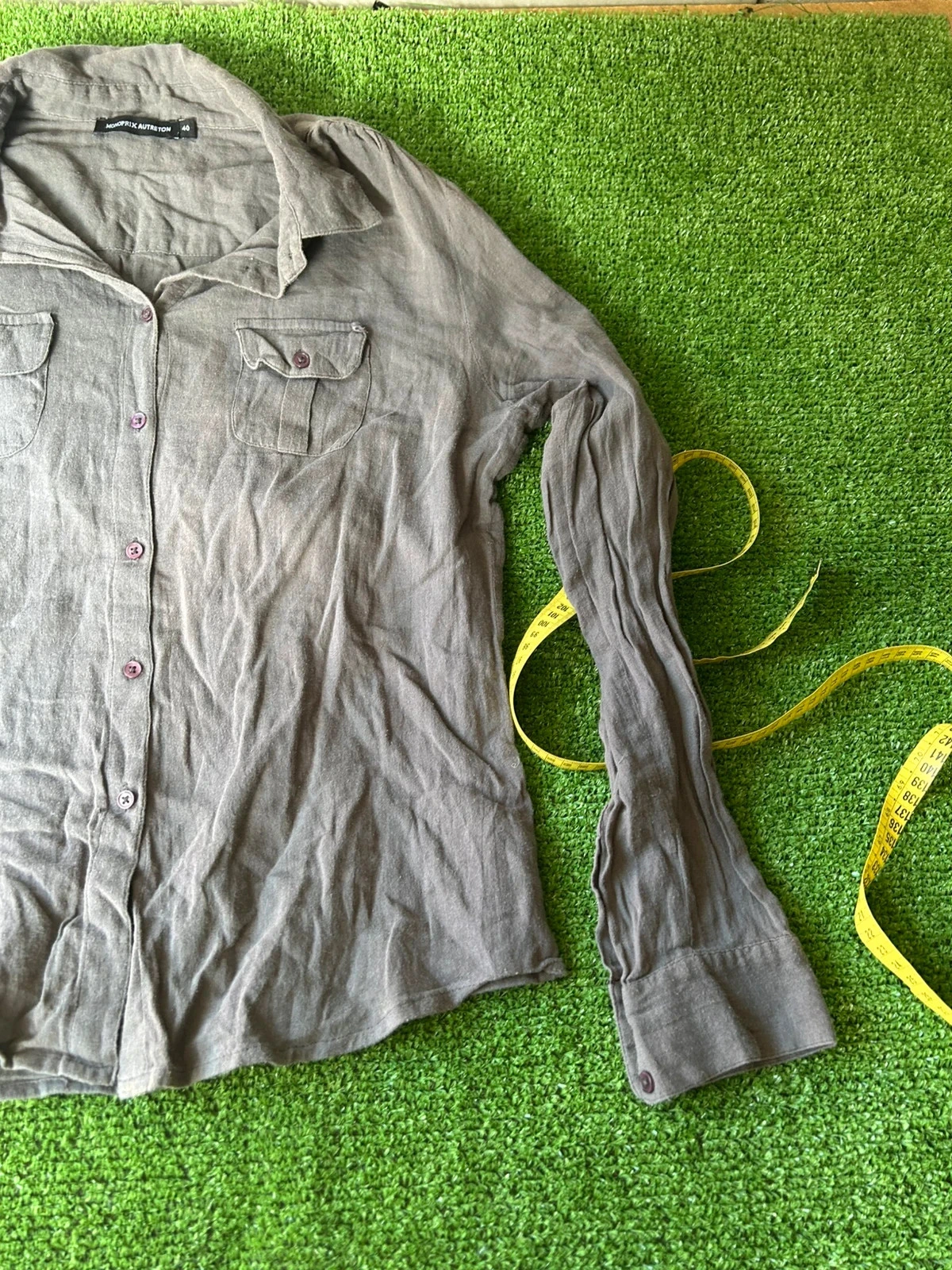 Camisa lisa negra Monoprix autreton – photo 3